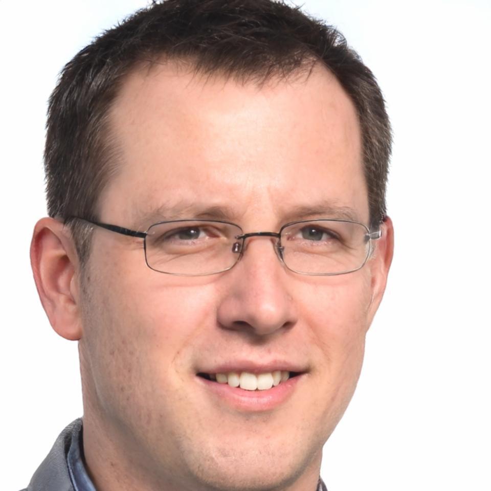 Portret van Rein Veskimäe, lead game developer